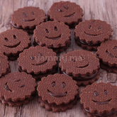 Emporte-pièce avec Poussoir Rond Smiley Face en Inox